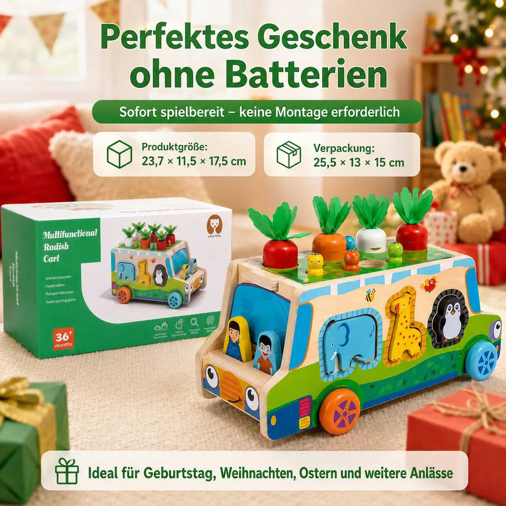 Motorik-Bus aus Holz