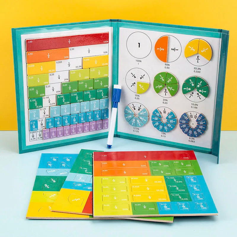 Magnetisches Bruchrechnen-Buch