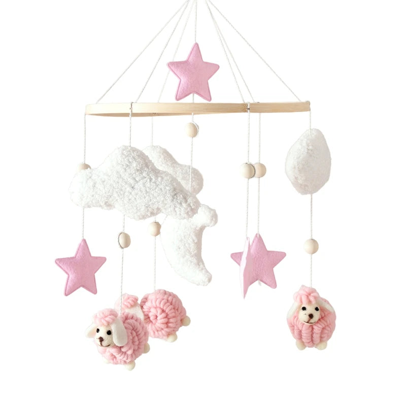 Baby Mobile Wolken