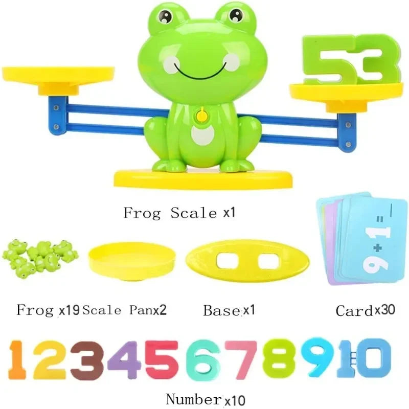 Rechenwaage Frosch
