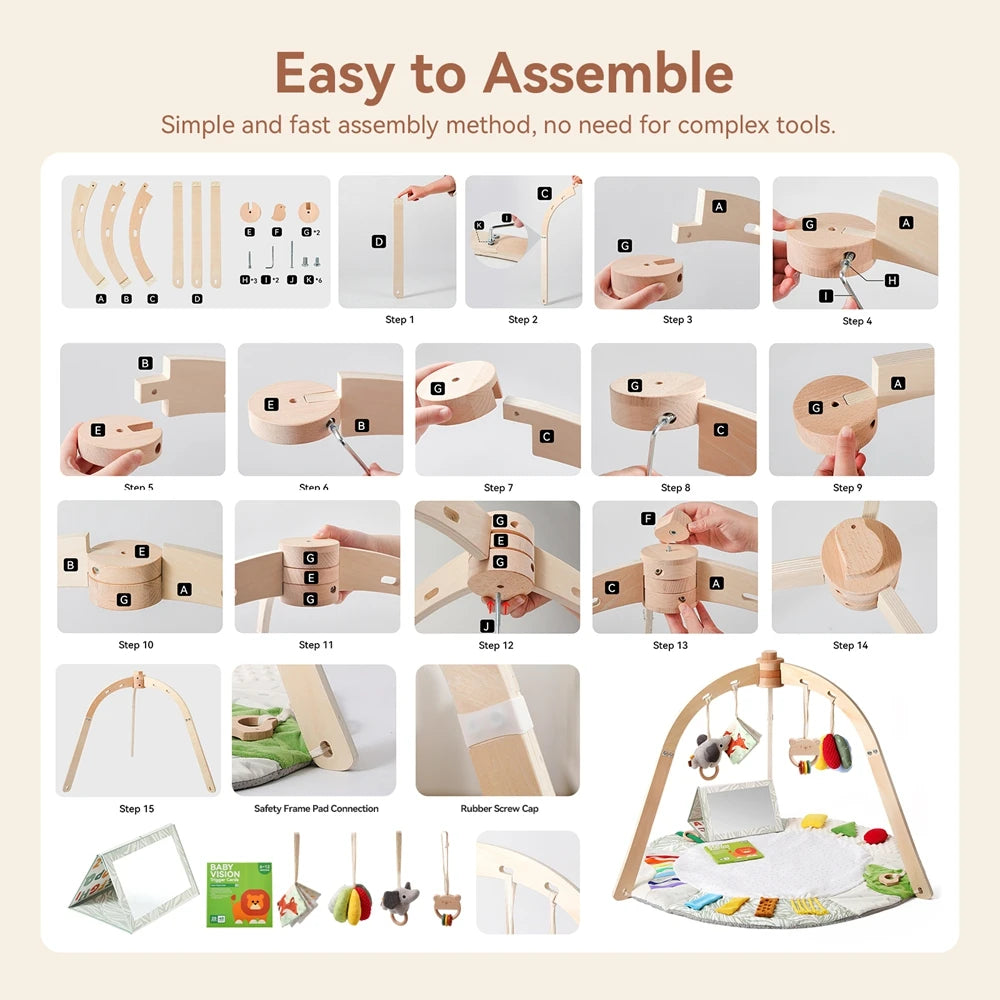 Baby Spielbogen aus Holz
