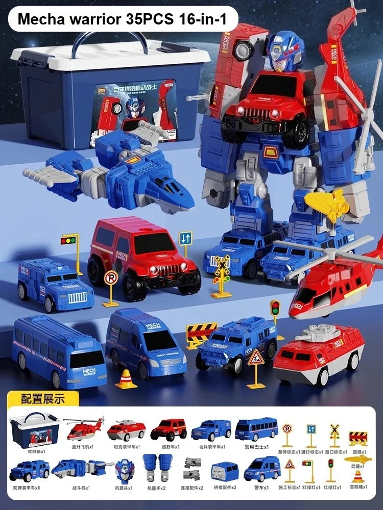 Magnetische Bausteine Fahrzeuge