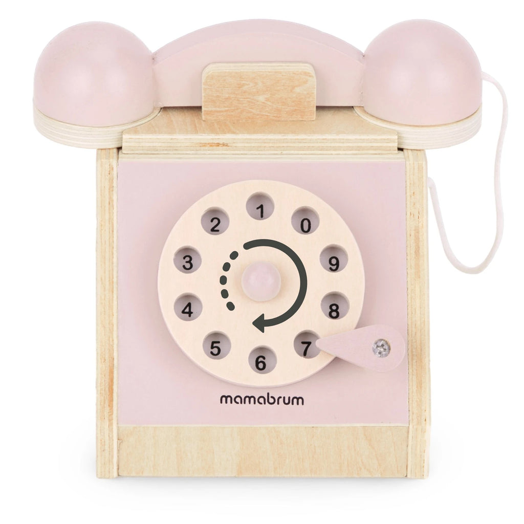Spieltelefon aus Holz