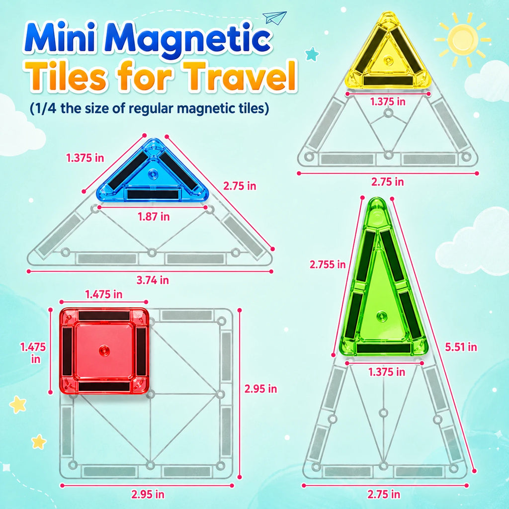 Magnetische Bausteine Set