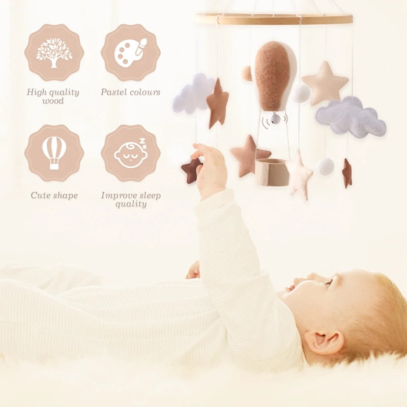 Baby Mobile Wolken und Ballon