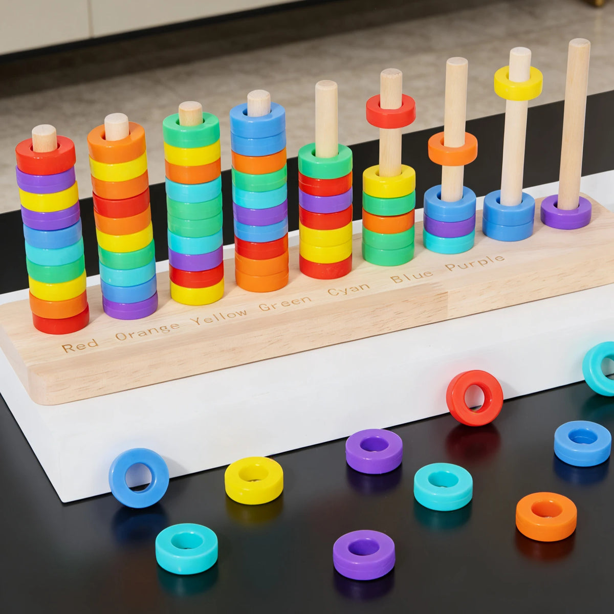 Steckspiel Regenbogen