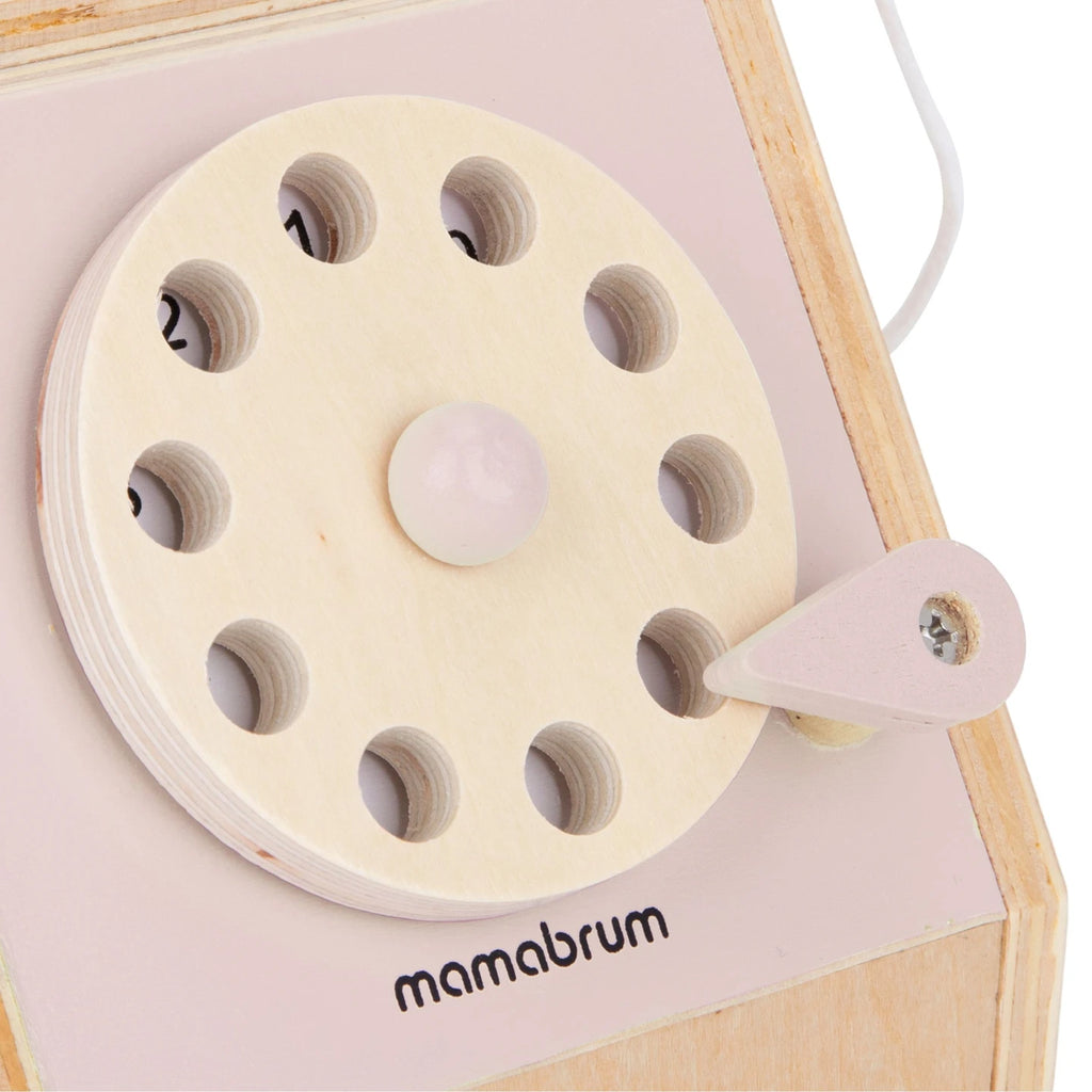 Spieltelefon aus Holz