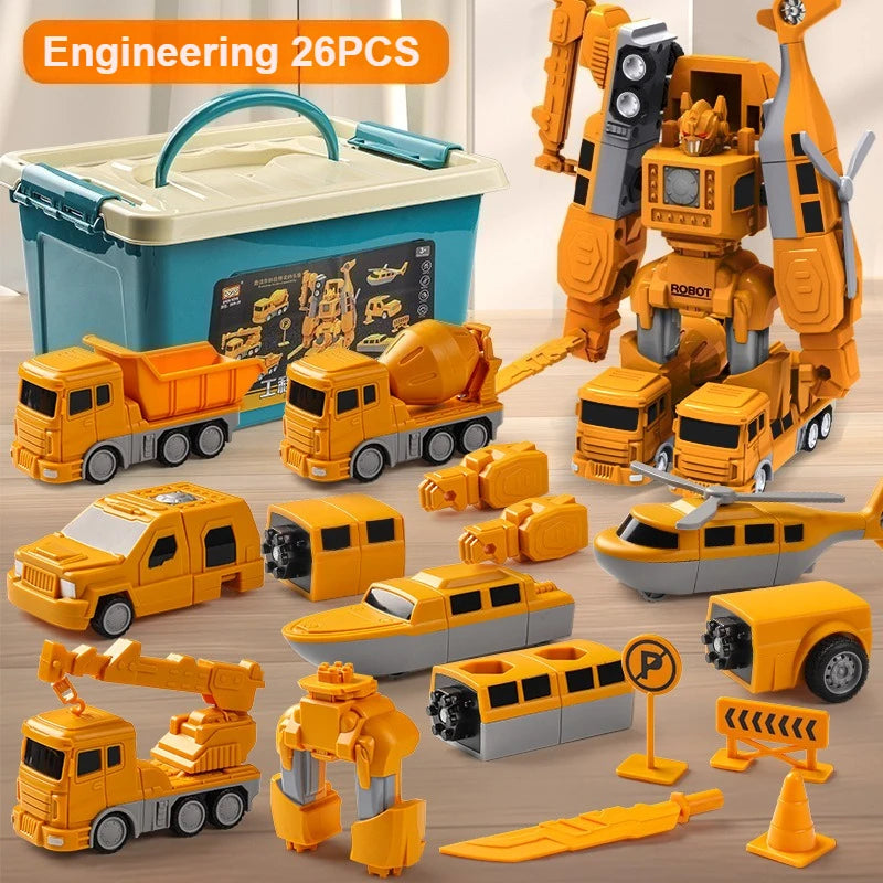 Magnetische Bausteine Fahrzeuge