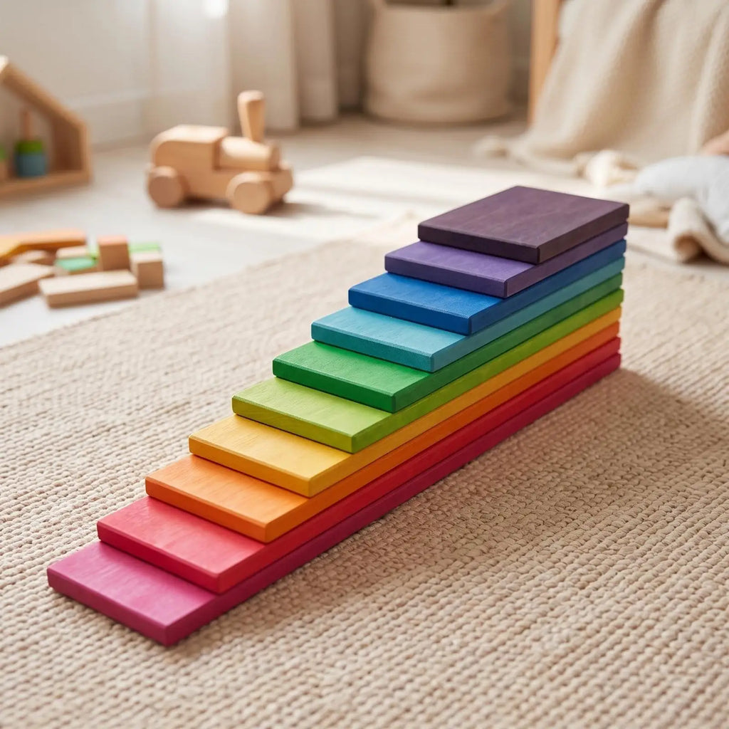 Regenbogen-Stapelsteine