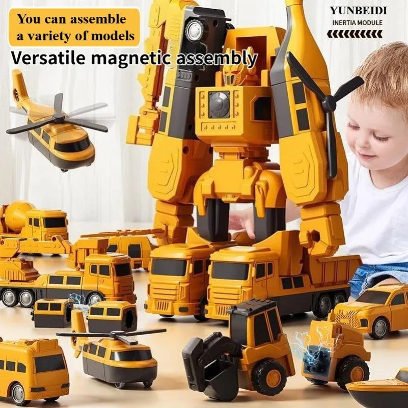Magnetische Bausteine Fahrzeuge