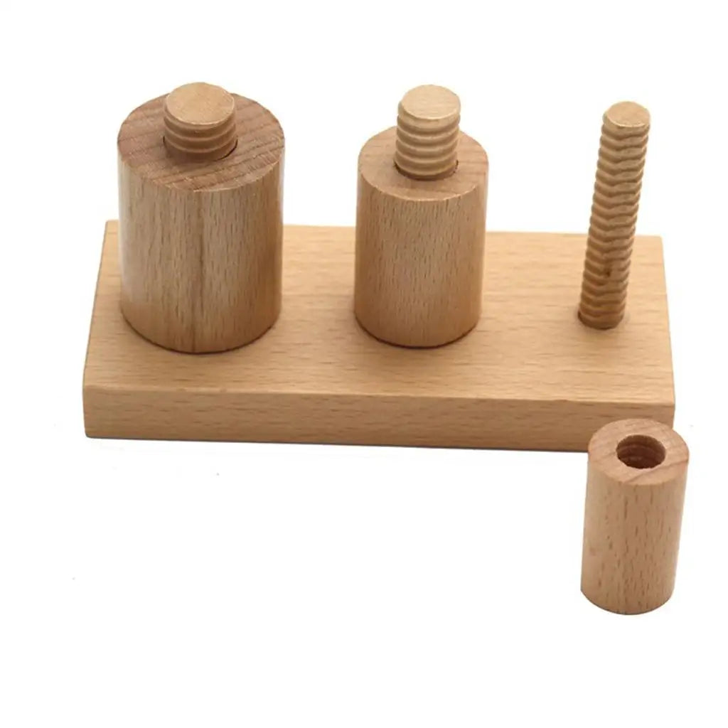 Schraubspiel aus Holz