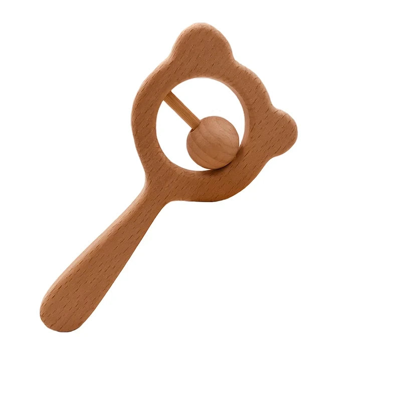 Greifring Bär aus Holz