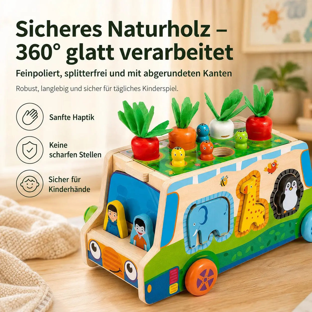 Numi Motorik-Bus aus Holz