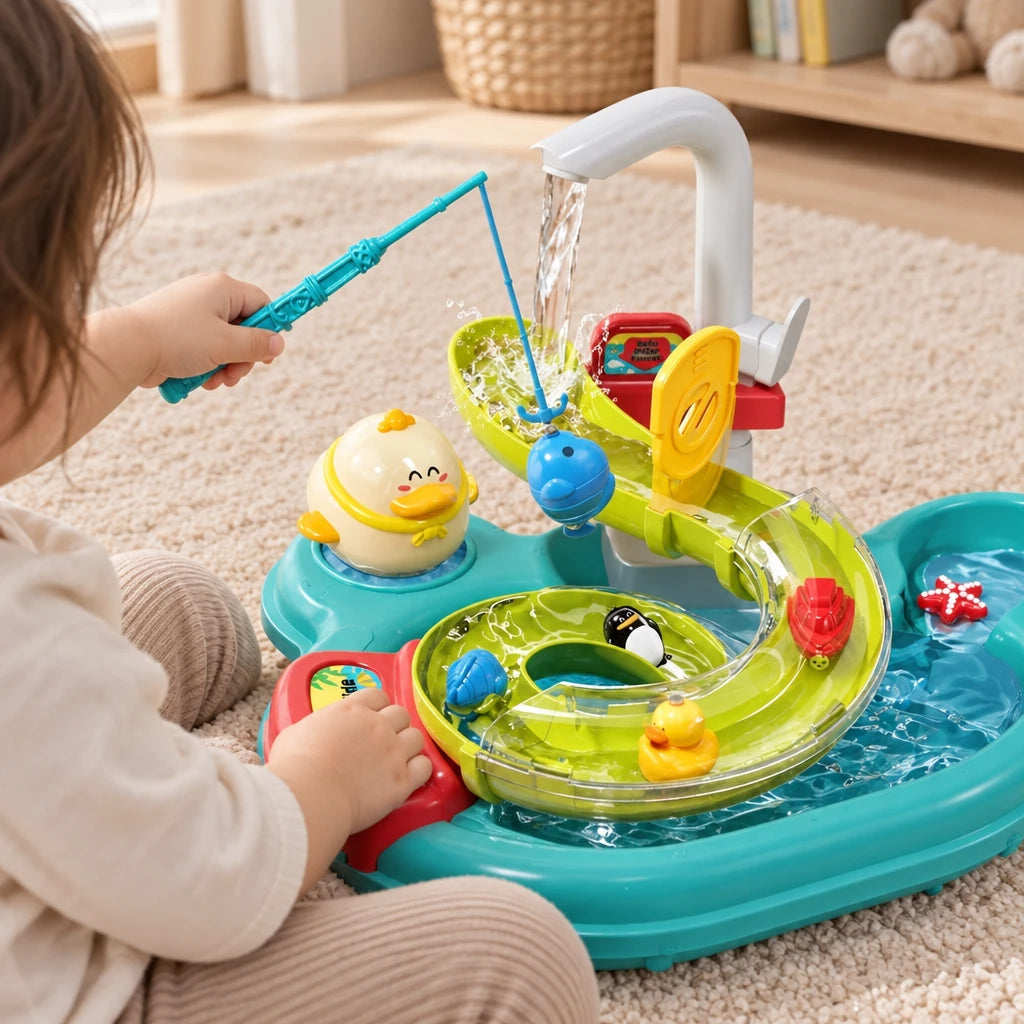 Wasserspielzeug mit Angelspiel
